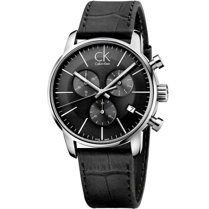 Calvin Klein Men's City Black Dial Watch - K2G271C3