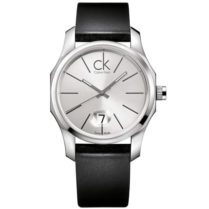 Calvin Klein Men's Biz Silver Dial Watch - K7741141