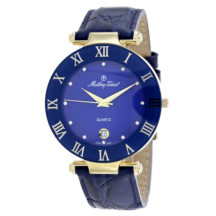 Mathey Tissot Women's Classic Blue Dial Watch - KB230