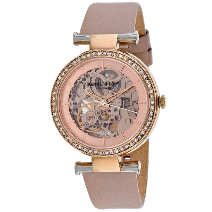 Kenneth Cole Women's Skeleton Silver Dial Watch - KC15107002