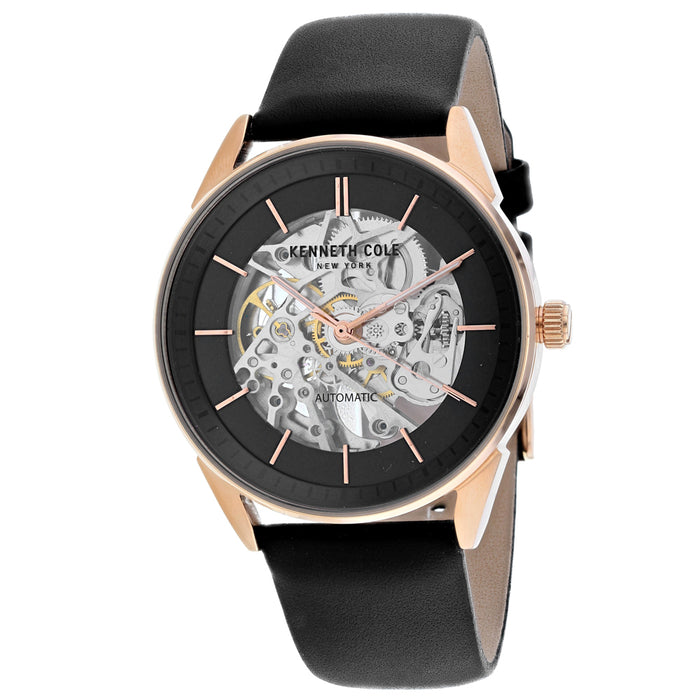 Kenneth Cole Men's Skeleton Silver Dial Watch - KC50192001