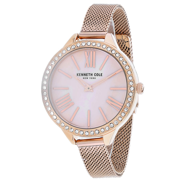 Kenneth Cole Women's Classic Rose Gold Dial Watch - KC50939002