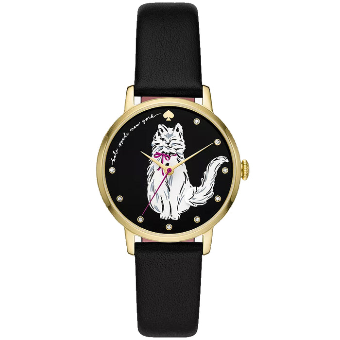 Kate Spade Women's Metro Black Dial Watch - KSW1844