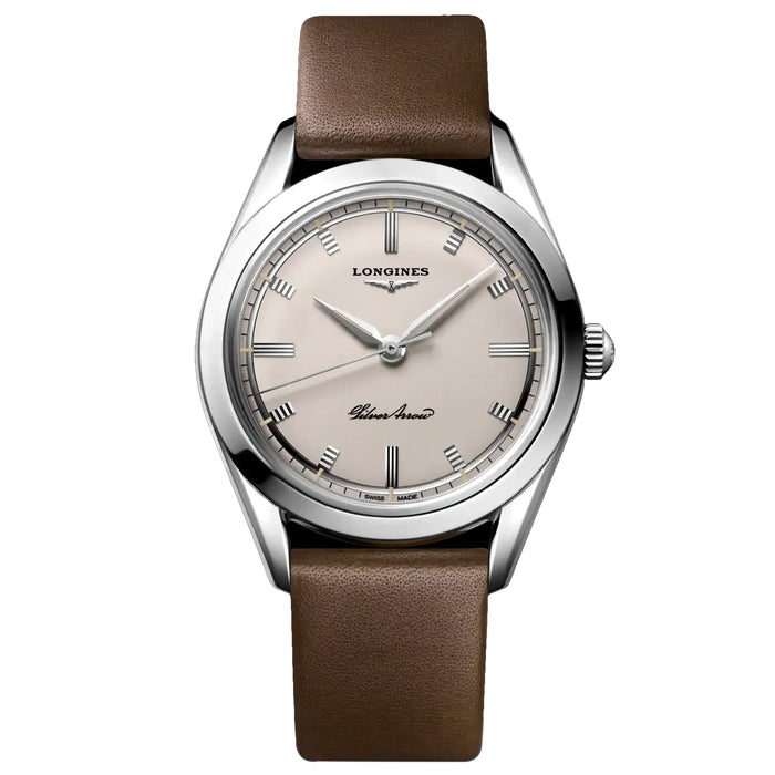 Longines Men's Silver Arrow White Dial Watch - L28344722