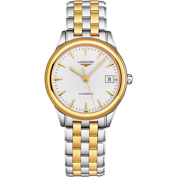 Longines Men's Flagship White Dial Watch - L47743227