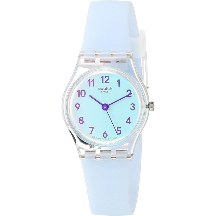 Swatch Women's Casual Blue White Dial Watch - LK396
