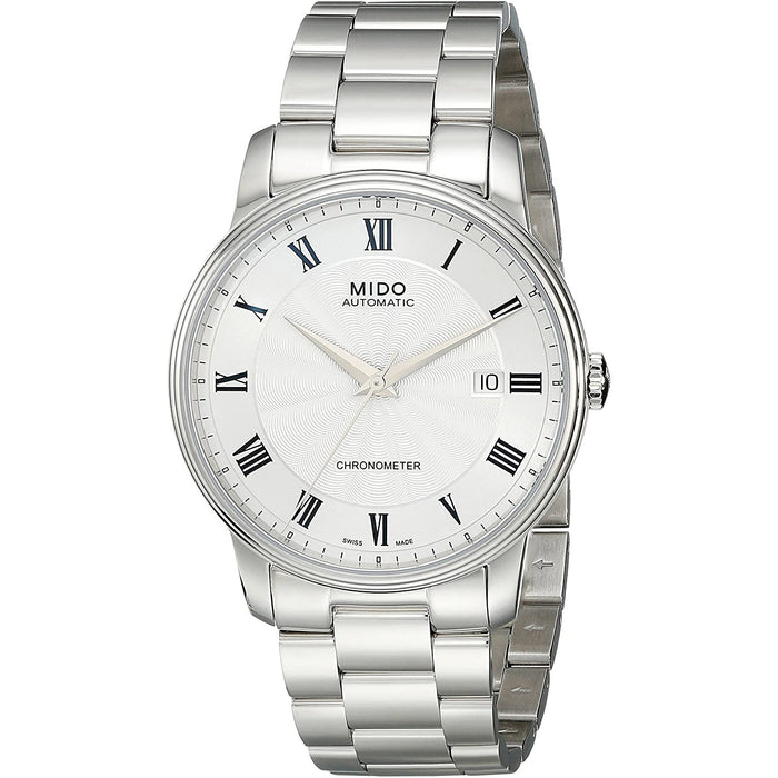 Mido Men's Baroncelli White Dial Watch - M0104081103300