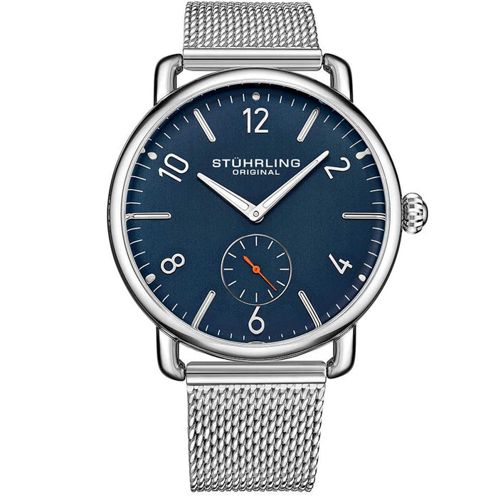 Stuhrling Men's Classic Blue Dial Watch - M12649