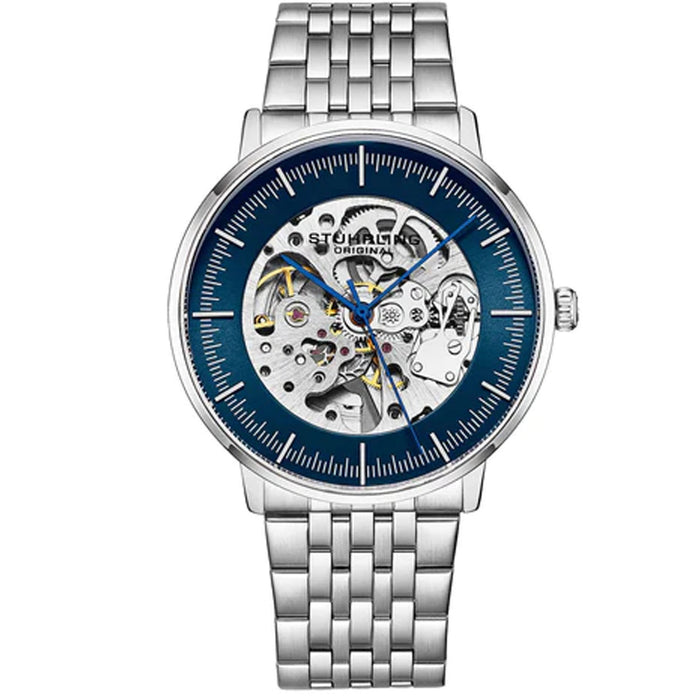 Stuhrling Men's Classic Blue Dial Watch - M12663