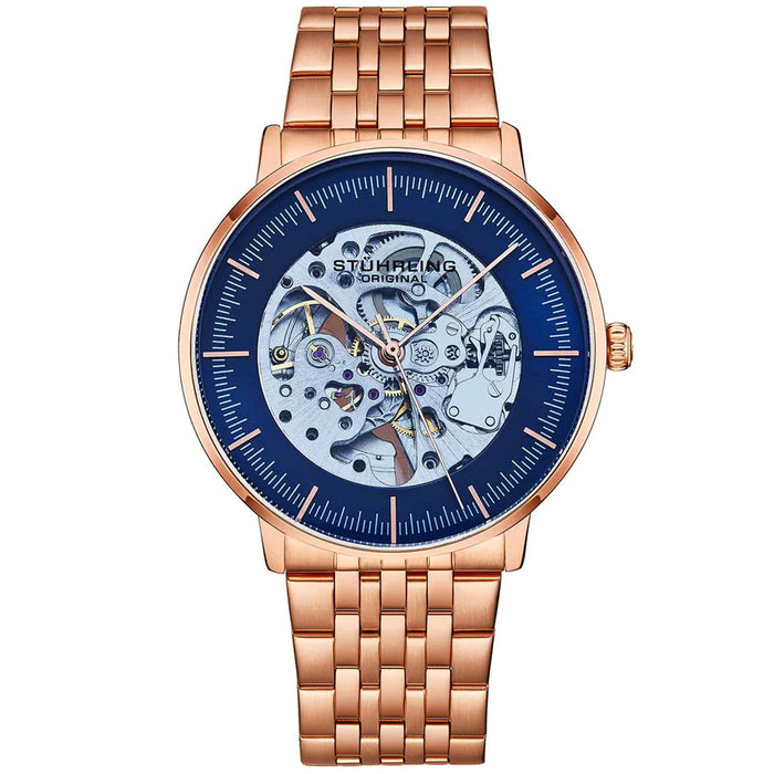 Stuhrling Men's Classic Blue Dial Watch - M12668