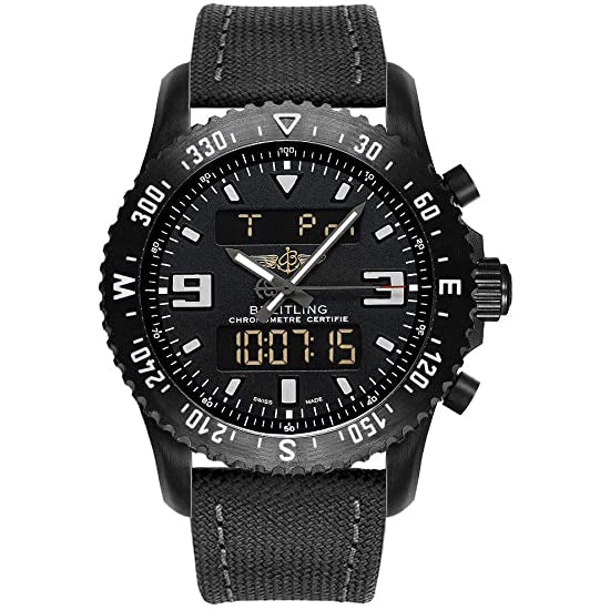 Breitling Men's Military Black Dial Watch - M78367101b1W1
