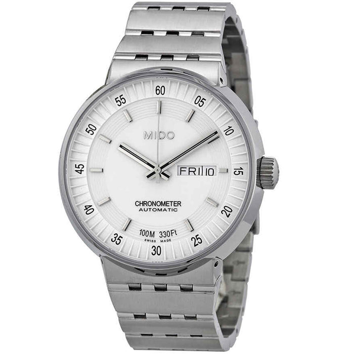 Mido Men's All Dial White Dial Watch - M83404B111