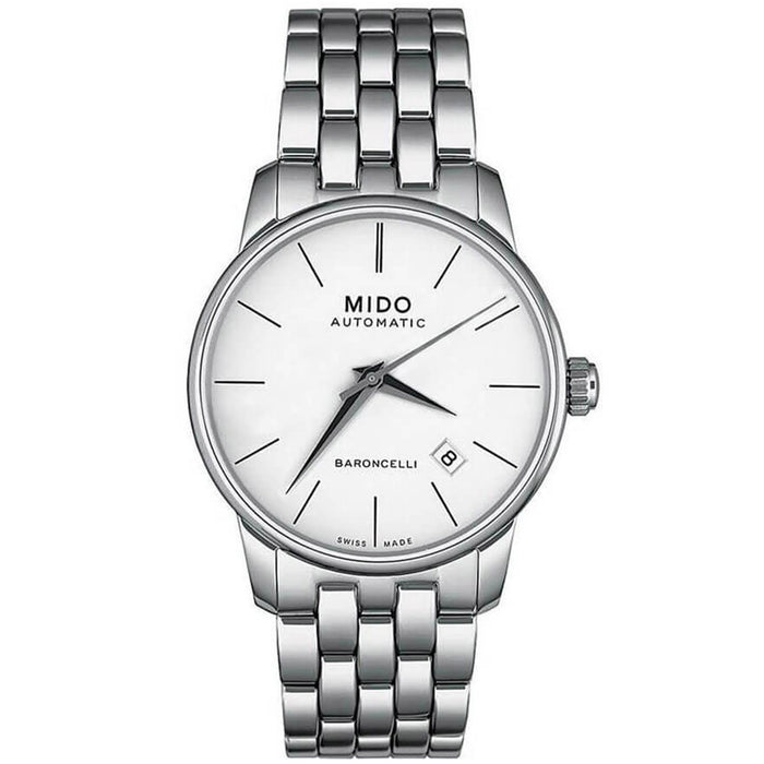 Mido Men's Baroncelli White Dial Watch - M86004761