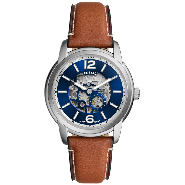 Fossil Men's Heritage Blue Dial Watch - ME3263
