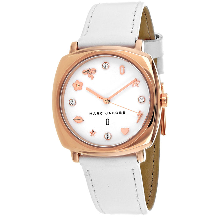 Marc Jacobs Women's Mandy White Dial Watch - MJ8678
