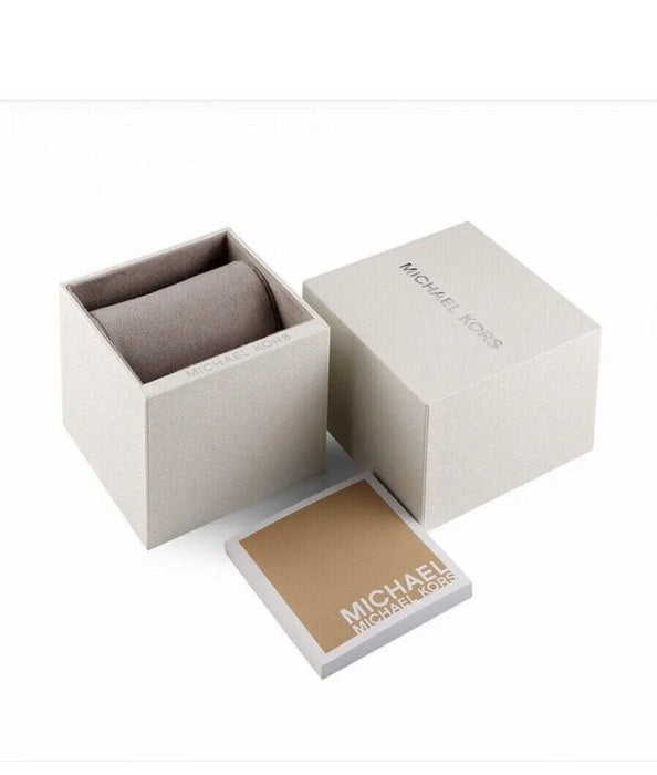 Michael Kors watch box storage case with booklet and pillow