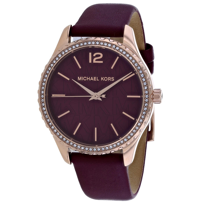 Michael Kors Women's Layton Purple Dial Watch - MK2926