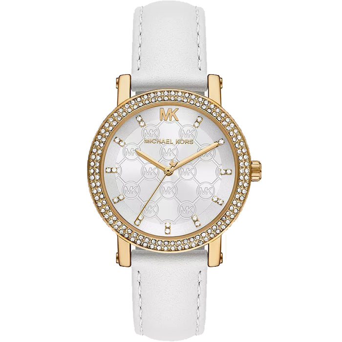 Michael Kors Women's Corey White Dial Watch - MK2985