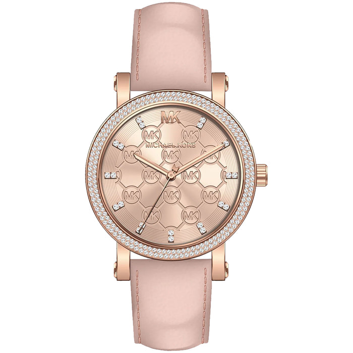 Michael Kors Women's Corey Pink Dial Watch - MK2987