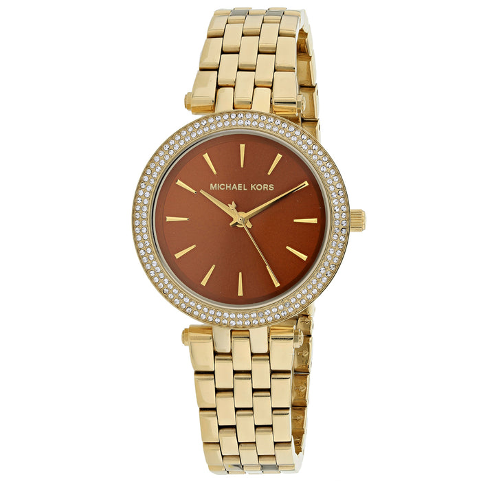 Michael Kors Women's Darci Mini Brown Dial Watch - MK3408