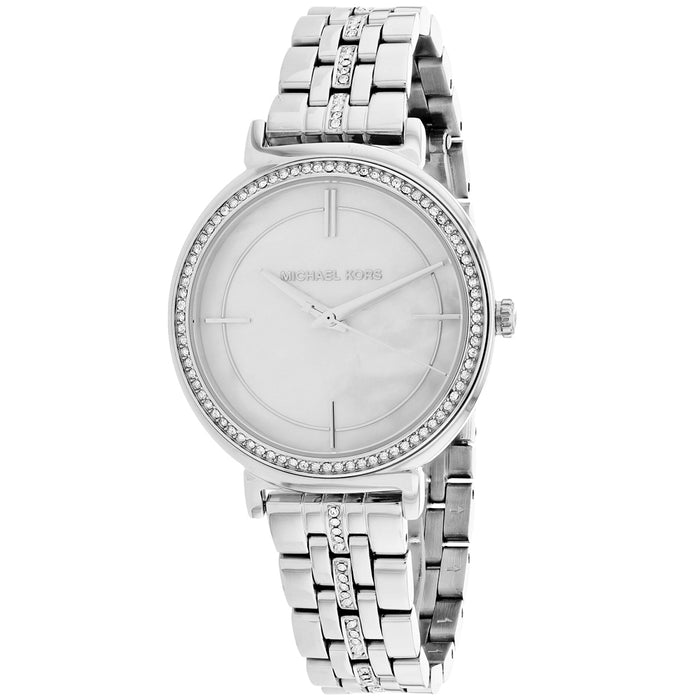 Michael Kors Cinthia White MOP Dial Watch - MK3641
