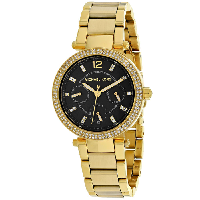 Michael Kors Women's Mini Parker Black Dial Watch - MK3790