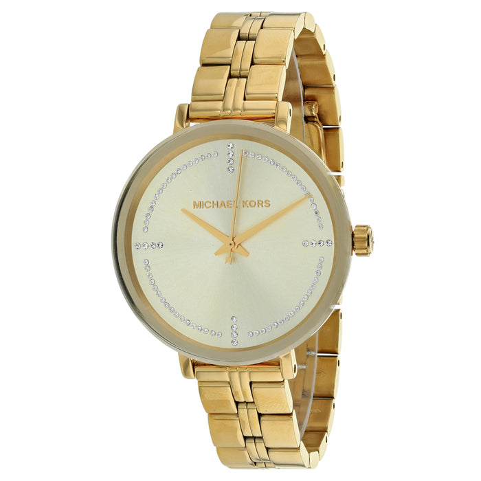 Michael Kors Women's Bridgette Gold Dial Watch - MK3792
