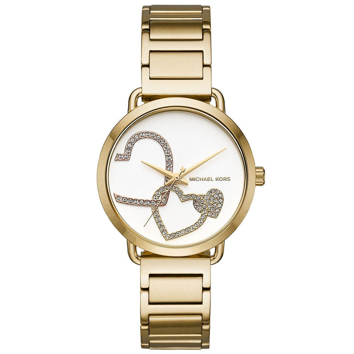 Michael Kors Women's Portia White Dial Watch - MK3824