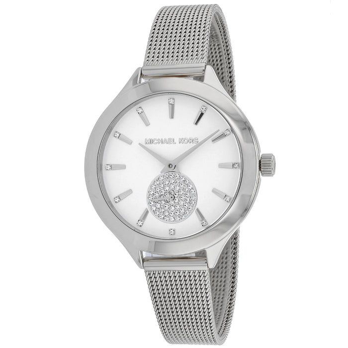 Michael Kors Women's Slim Runway Silver dial watch - MK3919