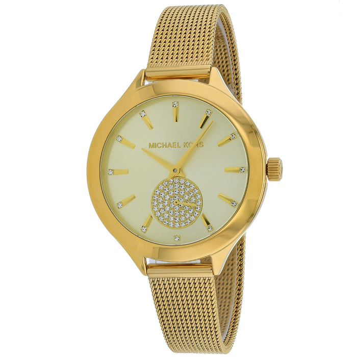 Michael Kors Women's Portia Gold dial watch - MK3920