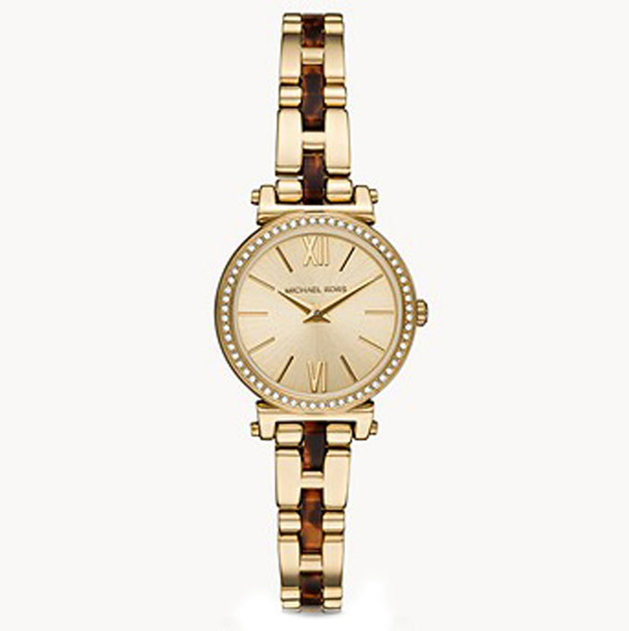Michael Kors Women's Sofie Gold Dial Watch - MK4346