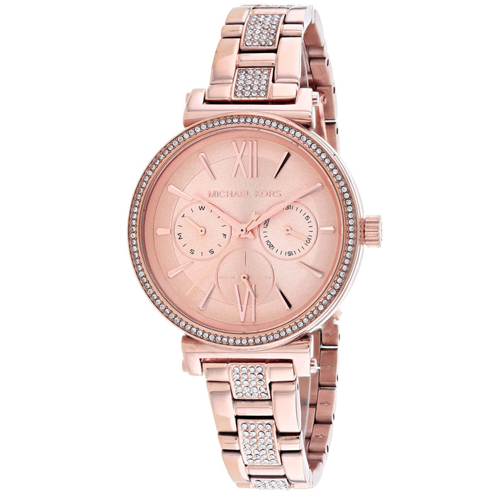 Michael Kors Women's Sofie Rose gold dial watch - MK4354