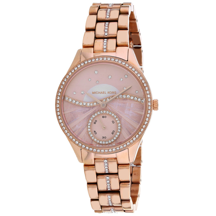 Michael Kors Women's Lauryn Pink Dial Watch - MK4436