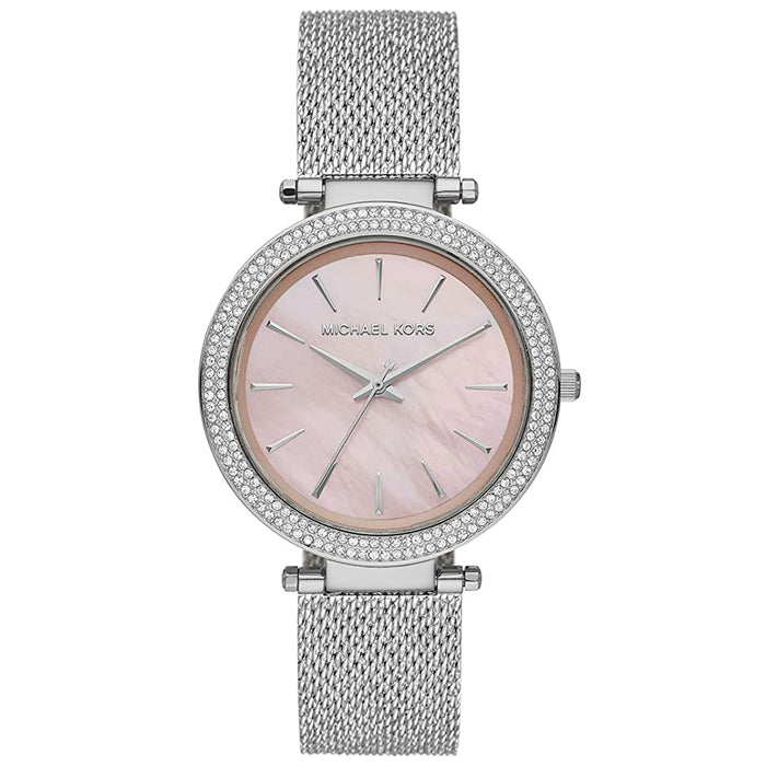 Michael Kors Women's Classic Pink mother of pearl Dial Watch - MK4518