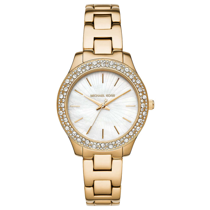 Michael Kors Women's Liliane White Dial Watch - MK4555