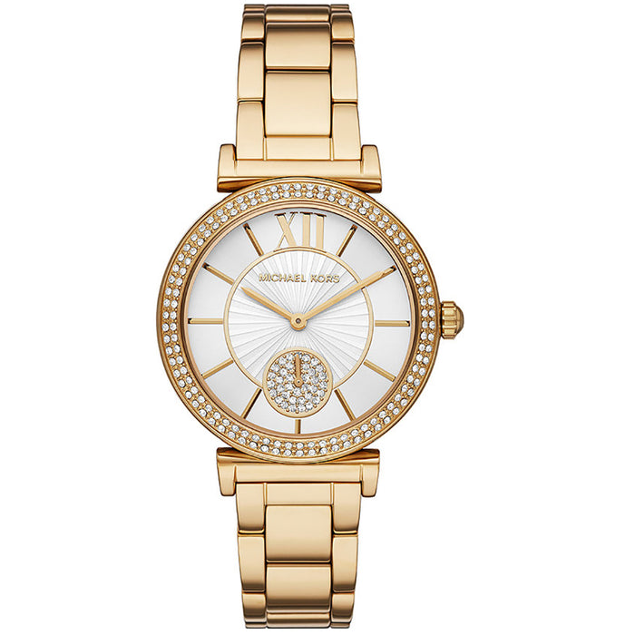 Michael Kors Women's Abbey White Dial Watch - MK4615