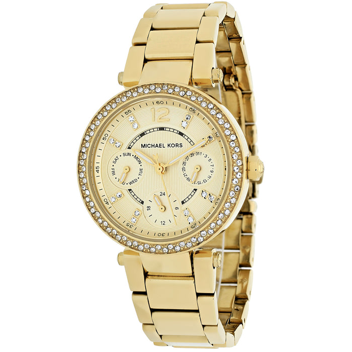Michael Kors Women's Mini Parker Gold tone Dial Watch - MK6056