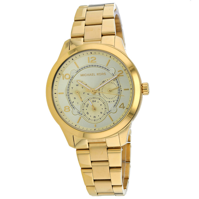 Michael Kors Women's Runway Gold dial watch - MK6588