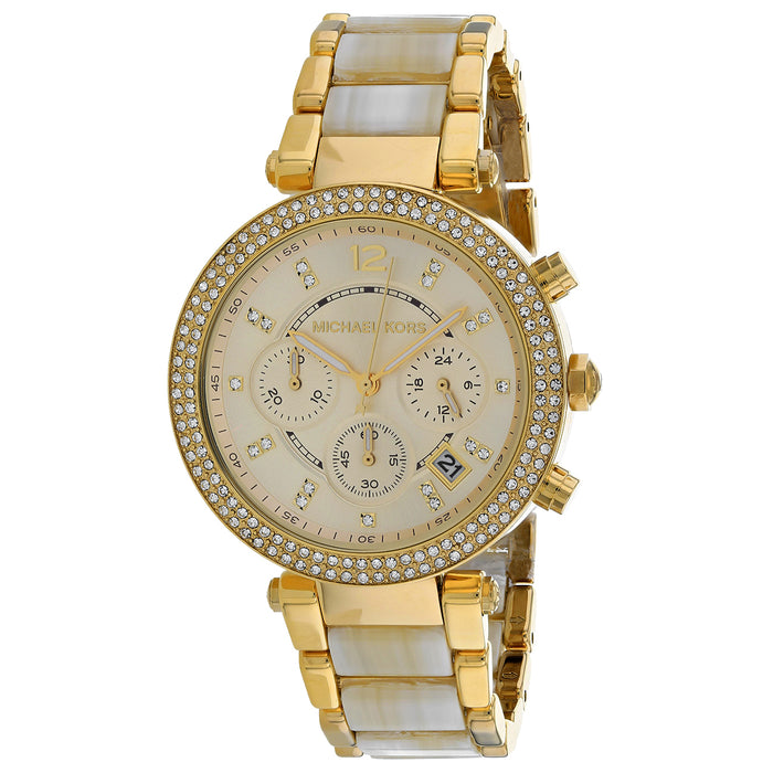Michael Kors Women's Parker Gold Dial Watch - MK6831