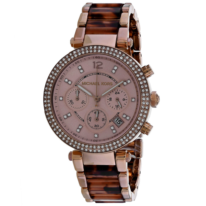 Michael Kors Women's Parker Rose gold Dial Watch - MK6832
