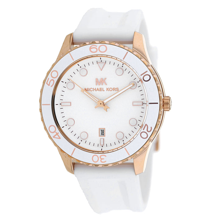 Michael Kors Women's Runway White Dial Watch - MK6853