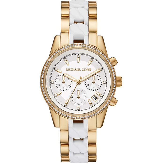 Michael Kors Women's Ritz White Dial Watch - MK6939