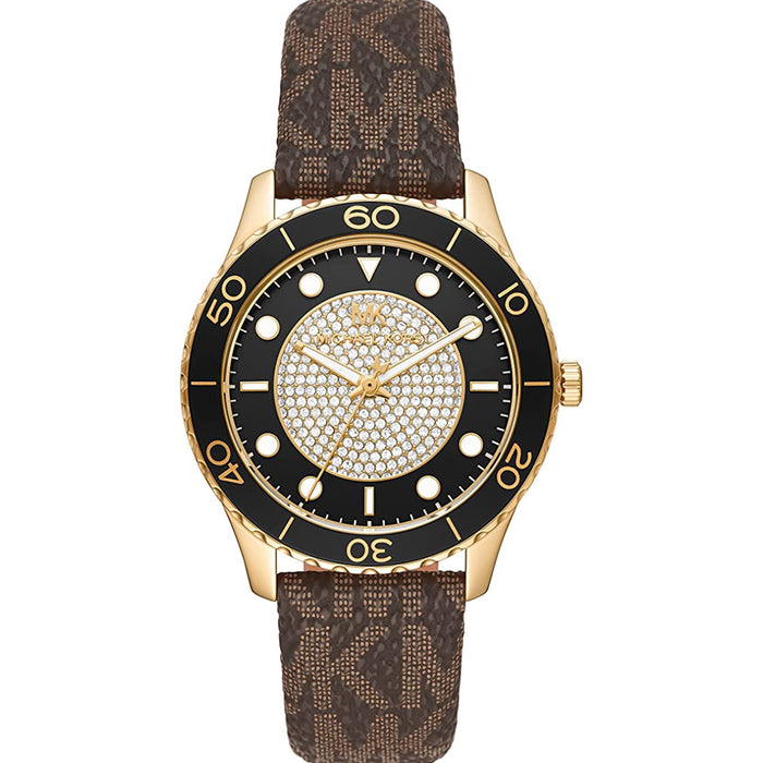 Michael Kors Women's Runway Black Dial Watch - MK6979