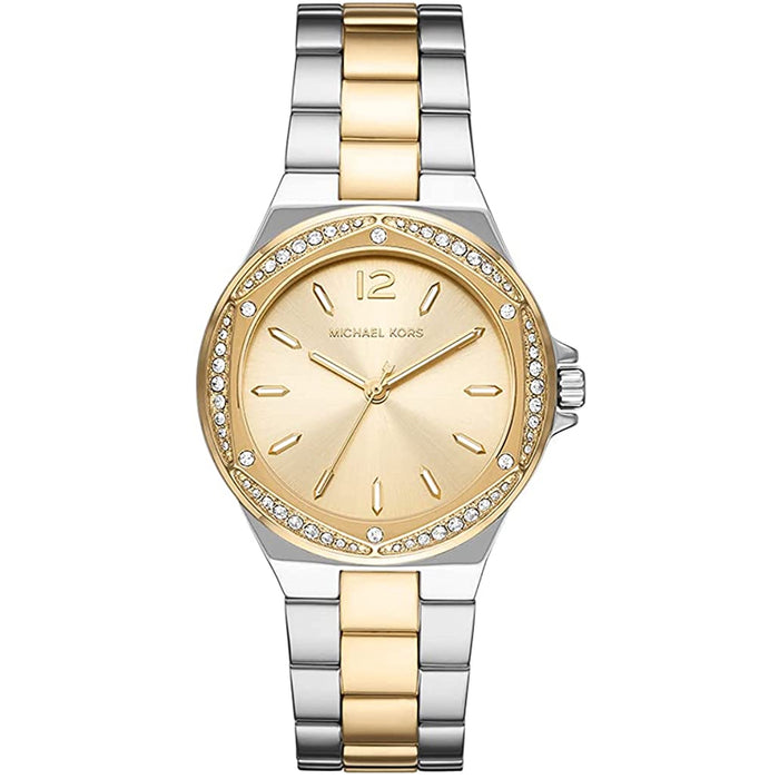 Michael Kors Women's Lennox Gold Dial Watch - MK6988