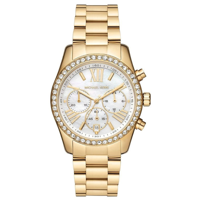 Michael Kors Women's Lexington White Dial Watch - MK7241