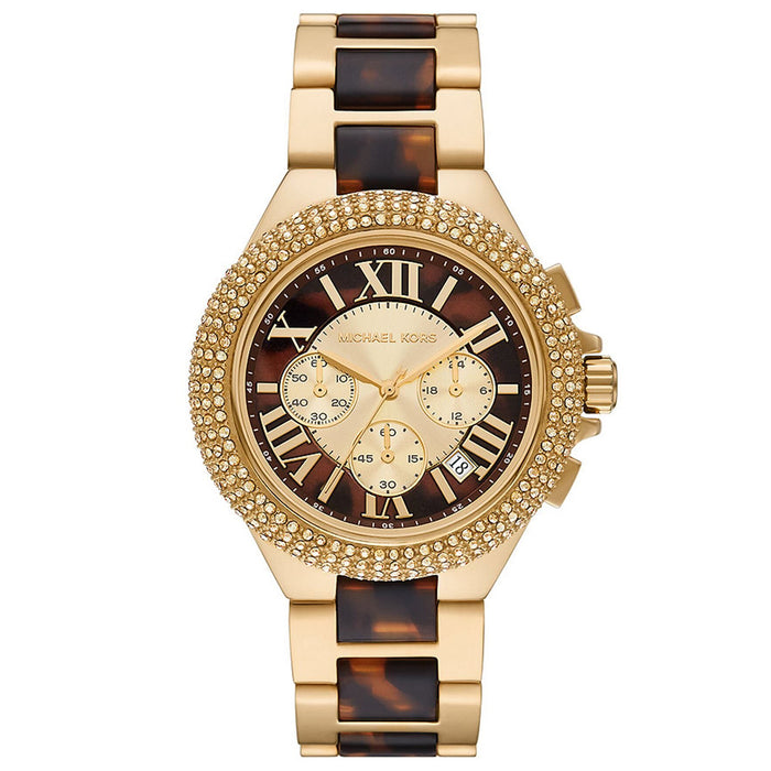 Michael Kors Women's Camille Gold Dial Watch - MK7269