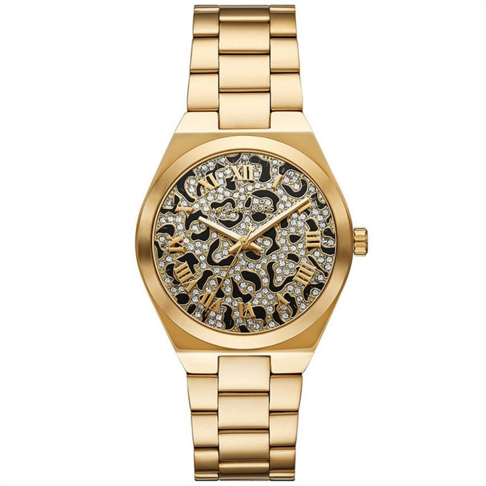 Michael Kors Women's Lennox Gold Dial Watch - MK7500