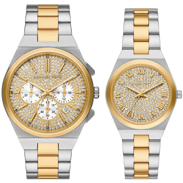 Michael Kors Men's Lennox Paved Dial Watch - MK7503SET