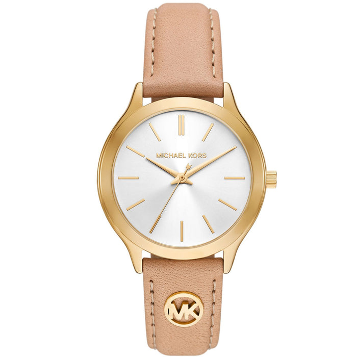 Michael Kors Women's Slim Runway White Dial Watch - MK7533
