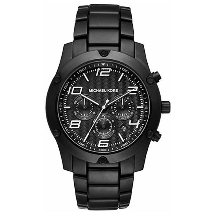 Michael Kors Men's Caine Black Dial Watch - MK8473